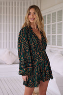 Kleid „Elara“ – Boho Chic mit einem Hauch Glam