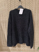Elina – Schwarzer Glitzerpullover