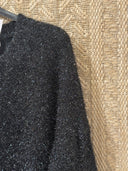 Elina – Schwarzer Glitzerpullover