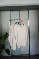 Lumi — Superweicher Kuschelpullover in Weiß & Beige