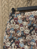 Teddy – Jacquard-Minirock mit Bärenmuster