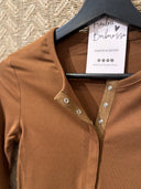 Juna – Longsleeve mit Druckknopfleiste