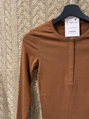 Juna – Longsleeve mit Druckknopfleiste