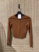 Juna – Longsleeve mit Druckknopfleiste