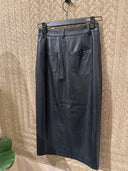 Kaya – Lederoptik-Rock mit Reißverschluss