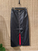 Kaya – Lederoptik-Rock mit Reißverschluss